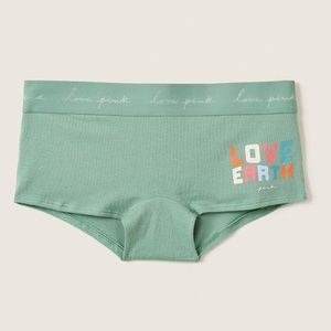 New Victoria’s Secret Pink Boyshort Panties Love Earth